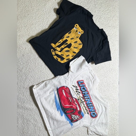 Other - Graphic T-Shirts Set with Lightning and Cheetah Designs